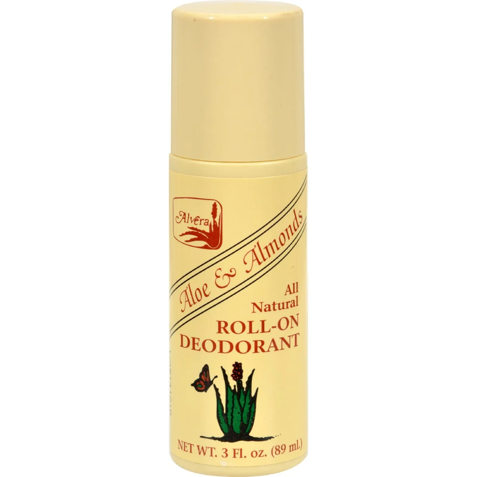 Alvera Aloe & Almonds Roll-On Deodorant